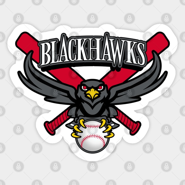 Blackharks Baseball Sticker by DavesTees